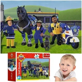 puzzle-mini-54-elementy-strazak-sam-w-gotowosci-ukladanka-trefl-19759