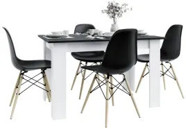 stol-12080-czarny-bialy-4-krzesla-czarne-loft-do-kuchni-jadalni