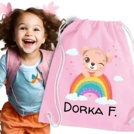 worek-rozowy-do-przedszkola-worek-na-buty-imie-dla-dziwczynki-tecza-mis-wz