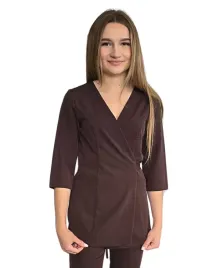 zakiet-kopertowy-tunika-czekolada-basic-premium-rekaw-3-4-roz-xs