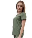 bluza-medyczna-oliwka-basic-premium-roz-s-stan-nowy