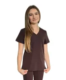 bluza-medyczna-czekoladowa-basic-premium-roz-xs