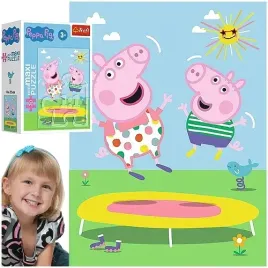 puzzle-mini-maxi-swinka-peppa-beztroski-dzien-20-el-ukladanka-trefl-21125