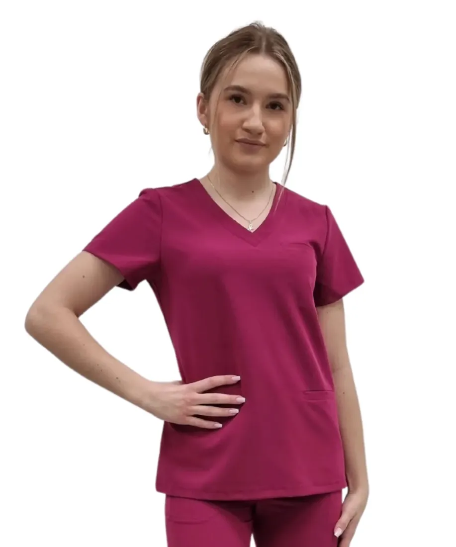 bluza-medyczna-wisnia-basic-premium-roz-m-stan-nowy