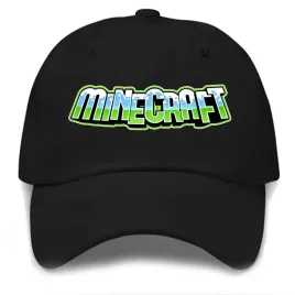czapka-z-daszkiem-dziecieca-czarna-minecraft-na-lato-rozne-wzory