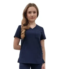 bluza-medyczna-ciemny-granat-casual-premium-roz-xl