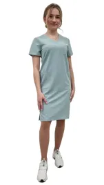 sukienka-medyczna-mietowa-casual-premium-roz-40