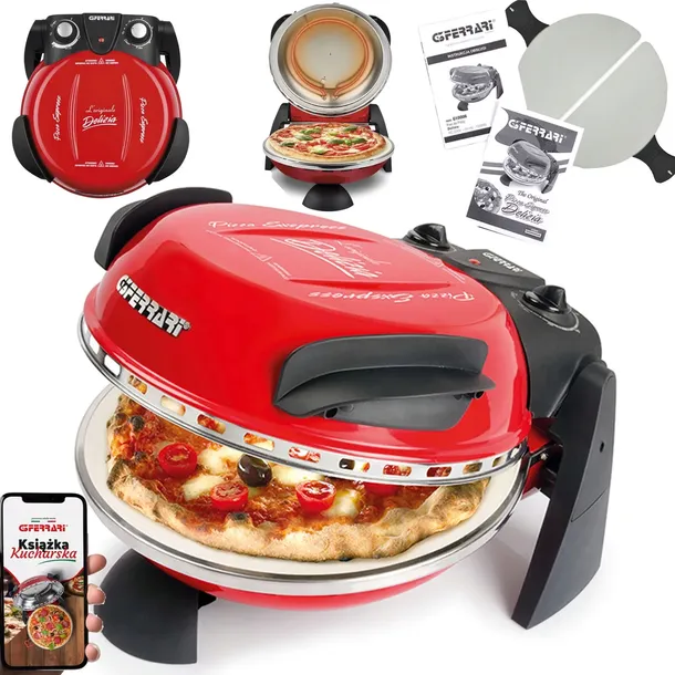 G3 Ferrari Delizia G10006 1200W Regulacja temperatury 31cm Czerwony