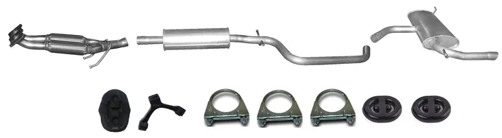 SEAT ALTEA 1.6i 16V TŁUMIKI UKŁAD WYDECHOWY KOMPLET
