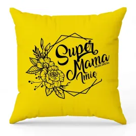 poduszka-super-mama-zolta-wyjatkowy-prezent-wzory-personalizowana