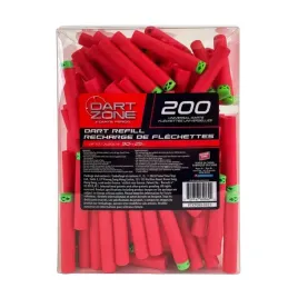 dart-zone-strzalki-czerwone-miekka-glowka-zestaw-200-szt-daleki-zasieg