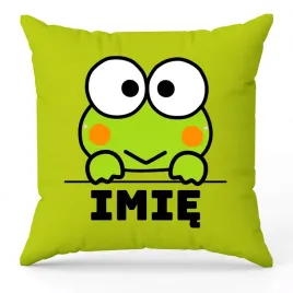 poduszka-keroppi-zolta-wyjatkowy-prezent-wzory-personalizowana