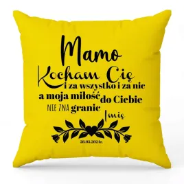 poduszka-mamo-zolta-wyjatkowy-prezent-wzory-personalizowana