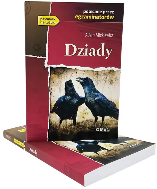 Lektura DZIADY cz. 1,2,3,4 z opracowaniem i streszczeniem GREG