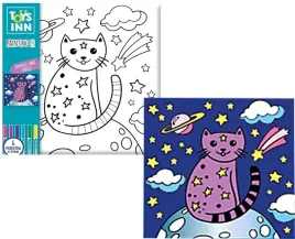 obraz-do-kolorowania-z-markerami-kot-kotek-stnux-na-plotnie-kolorowanka