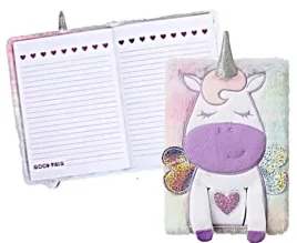 notes-pamietnik-pluszowy-jednorozec-mp-zeszyt-a5-wlochacz-unicorn-80-kartek