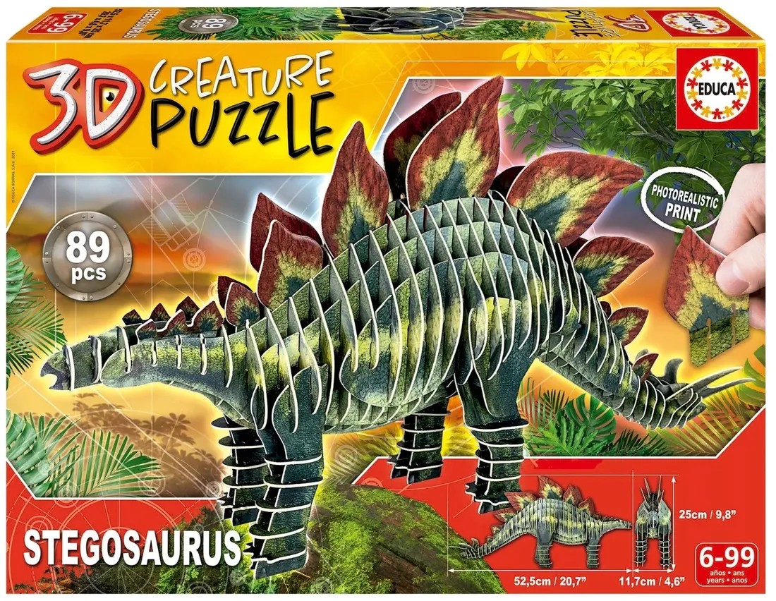 puzzle-3d-dinozaury-stegozaur-89-el-educa-stan-nowy