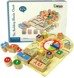 drewniany-edukacyjny-zegar-sorter-klocki-kolorowe-liczby