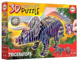 puzzle-3d-dinozaury-triceratops-67-el-educa