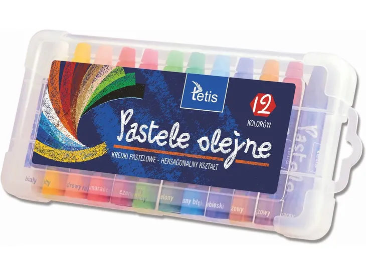 pastele-olejne-heksagonalne-12-kolorow-etui-tetis-rodzaj-kredki-pastelowe