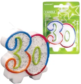 swieczka-trzydziesci-trzydziestka-liczba-30