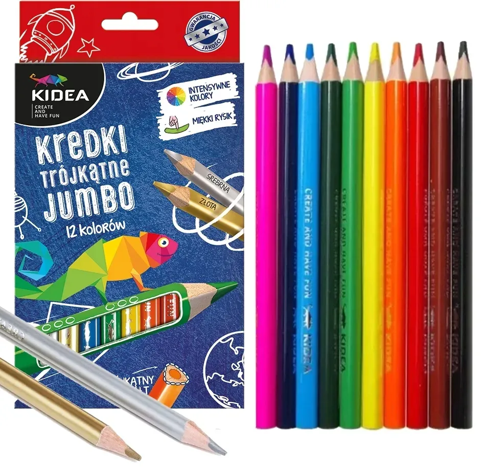 kredki-12-kol-trojkatne-grube-kidea-stan-nowy
