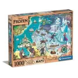 puzzle-1000-story-maps-frozen-clementoni