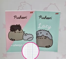 zeszyt-a4-32k-kratka-z-marginesem-laminowany-pusheen-kot