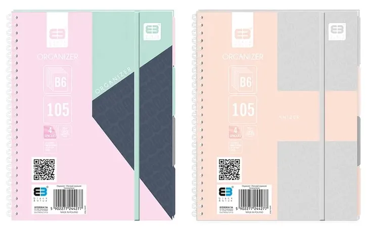 organizer-b6-105-pastel-interdruk-okladka-twarda
