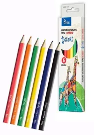 kredki-olowkowe-trojkatne-jumbo-tetiski-6-kolorow