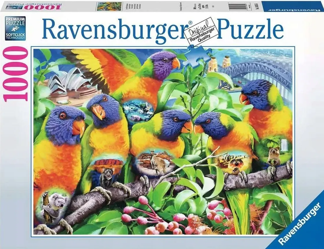 puzzle-1000-kraina-lorikeet-ravensburger-stan-nowy