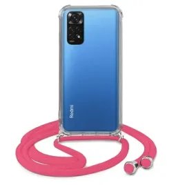 etui-do-xiaomi-redmi-note-11-crossbody-malinowy-sznurek-case-transparentny