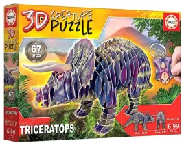 puzzle-3d-dinozaury-triceratops-67-el-educa