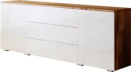 duza-komoda-z-szufladami-paris-150cm-zpolkami-dwudrzwiowa-dab-wotan-bialy