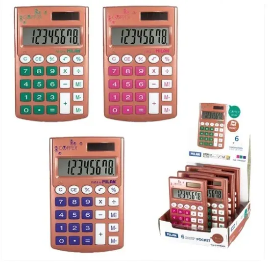 kalkulator-kieszonkowy-copper-milan-stan-nowy