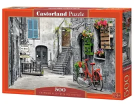puzzle-500-urocza-aleja-z-czerwonym-rowerem