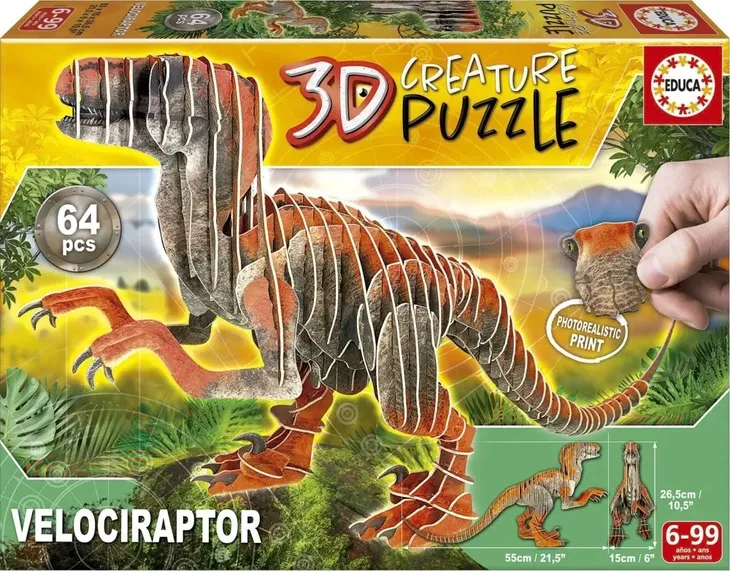 puzzle-3d-dinozaury-welociraptor-64-el-educa-kolekcja-creature