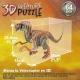 puzzle-3d-dinozaury-welociraptor-64-el-educa-material-karton