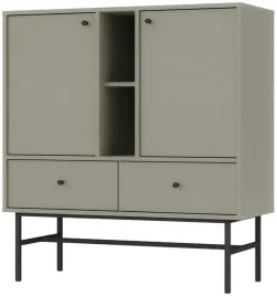 zielona-komoda-100-cm-avila-drzwi-szuflady-stelaz-metalowe-nozki-i-uchwyty