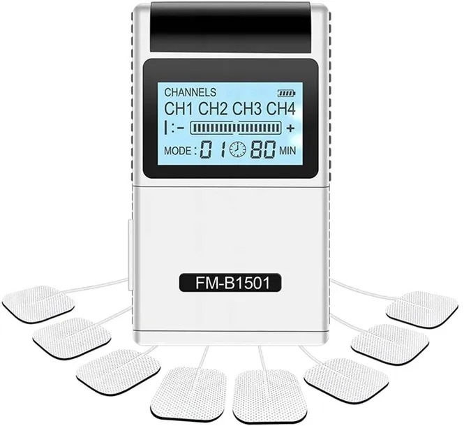 ELEKTROSTYMULATOR TENS MIĘŚNI i NERWÓW EMS MASAŻ!