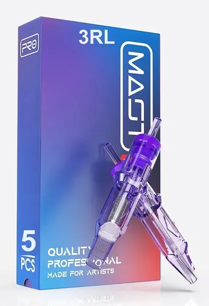 MAST PRO Komplet Kartridże Igły modułowe do Tatuażu 5x 3RL makijażu Dragon