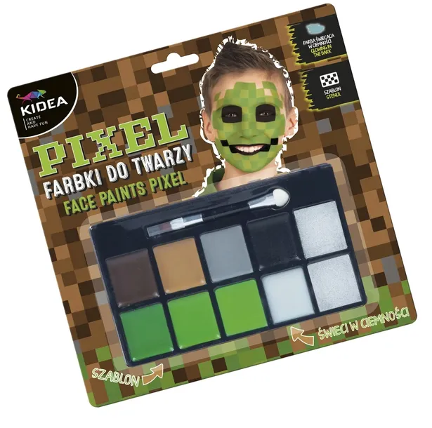 farby-do-malowania-twarzy-pixel-minecraft-kidea-rodzaj-farby-do-twarzy