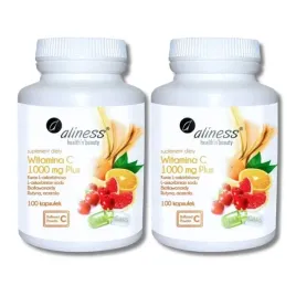 aliness-zestaw-2-x-witamina-c-1000-100-kaps-odpornosc-kwas-l-askorbinowy