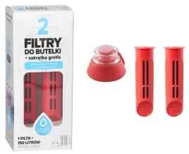 zestaw-2-filtry-nakretka-do-butelki-filtrujacej-dafi-soft-czerwony