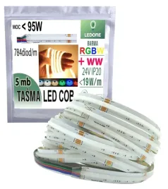 tasma-led-cob-784diod-linia-swiatla-rgbw-ww-ciepla-24v-less19w-m-5mb