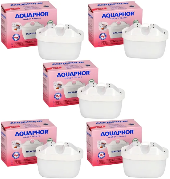 5x Filtr wkład magnezowy Aquaphor Maxfor MG+ do dzbanka filtrującego wodę