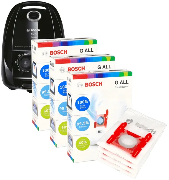 Bosch oryginalne worki BBZ41FGALL typ G ALL do odkurzacza GL 30 12 szt