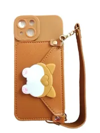 pokrowiec-etui-do-apple-iphone-13-14-plecki-kotek-kolor-braz