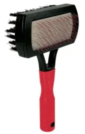 miekka-szczotka-dwustronna-dla-psa-10x17-cm-gumowa-raczka