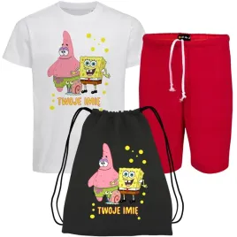 zestaw-koszulka-spodenki-workoplecak-na-wf-sponge-bob-wzory-128cm